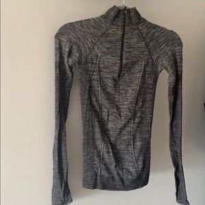 Lululemon Athletica Gray Quarter Zip